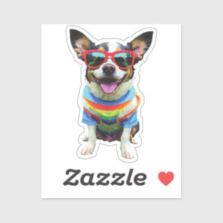 Sticker dog cool