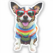 Sticker dog cool (Recto)
