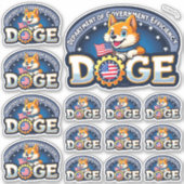 Sticker DOGE Département de l'efficacité du gouvernement V (Devant)