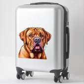 Sticker Dogue de Bordeaux Chien (Sur valise)