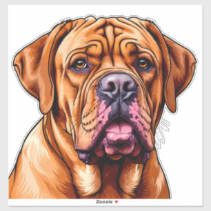 Sticker Dogue de Bordeaux Chien