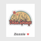 Sticker Dolan Springs, Arizona (Feuille)
