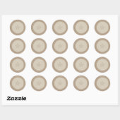 Sticker Dollar De Sable Inspiré Burlap (Feuille)