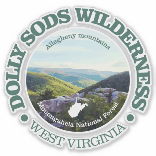 Sticker Dolly Sods Wilderness (Devant)