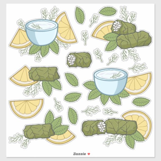 Sticker Dolmadakia (Feuille)
