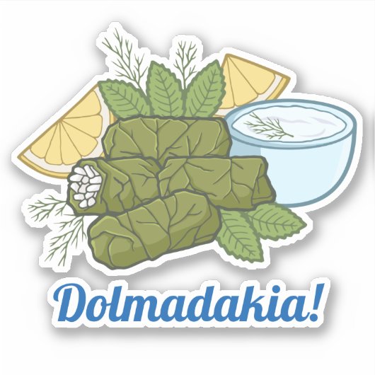 Sticker Dolmadakia (Devant)