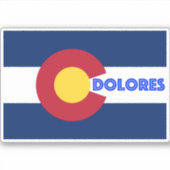 Sticker Dolores Colorado (Devant)