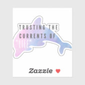 Sticker Dolphin  (Feuille)