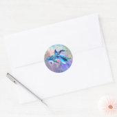 Sticker Dolphin Couple Happy Family Cadeau (Enveloppe)