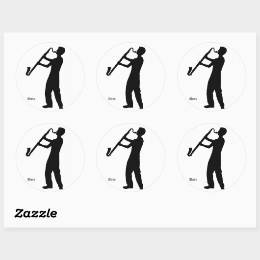 Sticker d'ombre Clarinet basse (Feuille)