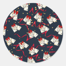 Sticker Domino - Bleu