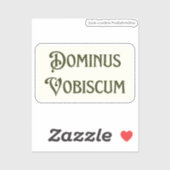 Sticker Dominus Vobiscum Que le Seigneur soit avec vous Vi (Feuille)