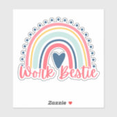 Sticker Don de bestie de travail (Feuille)