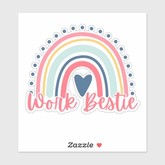 Sticker Don de bestie de travail (Feuille)