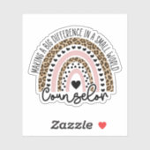 Sticker Don du conseiller, conseiller scolaire (Feuille)