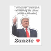 Sticker Donald Trump 2024 (Feuille)