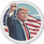 Sticker Donald Trump 2024 (Devant)