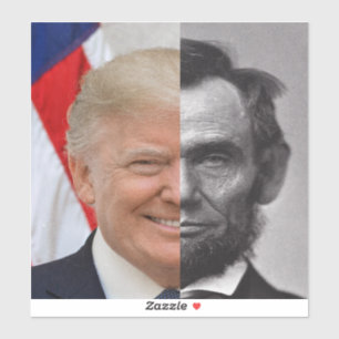 Sticker Donald Trump Abraham Lincoln