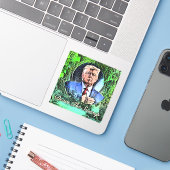 Sticker Donald Trump Drain The Swamp 2024 decal (Ordinateur portable avec iPhone)