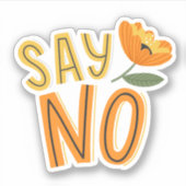 Sticker Donc non (Devant)