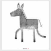 Sticker Donkey (Feuille)
