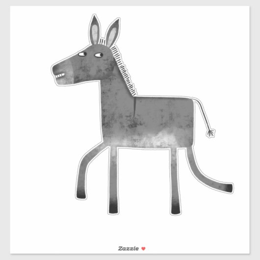 Sticker Donkey (Feuille)