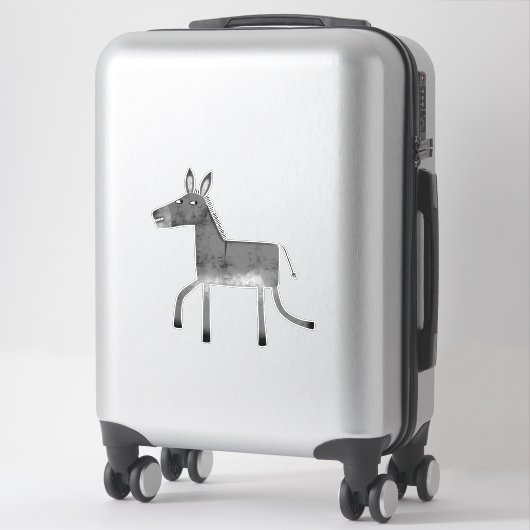 Sticker Donkey (Sur valise)
