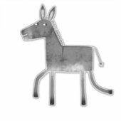 Sticker Donkey (Devant)