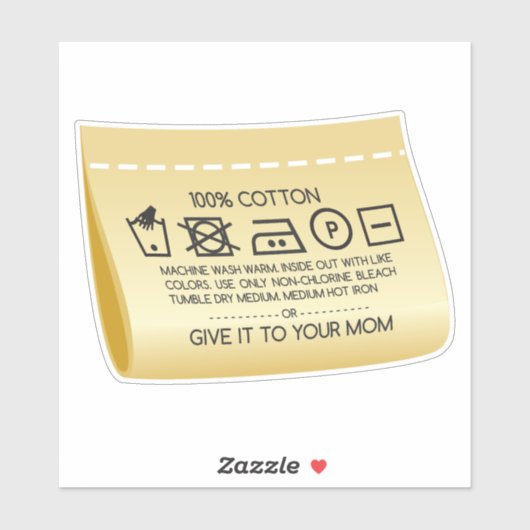 Sticker Donnez-le à votre mère 1 (Feuille)