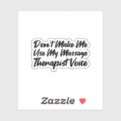 Sticker Don't Make Me Use (Feuille)