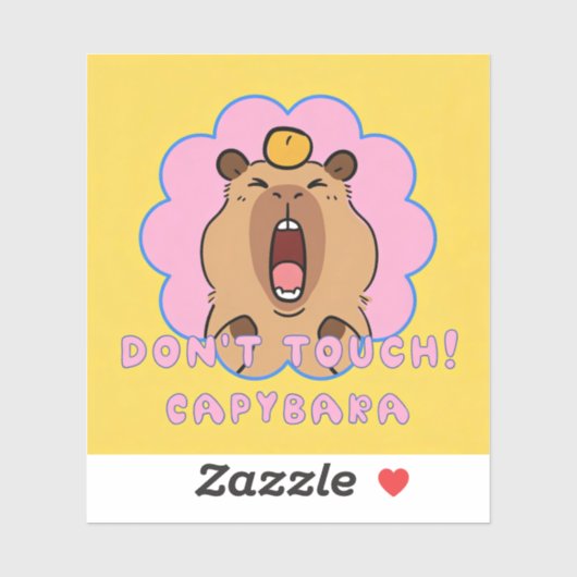 STICKER DON'T TOUCH! (Feuille)