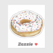 STICKER DONUT AVEC DES BÂTIMENTS SPRINKLES (Feuille)