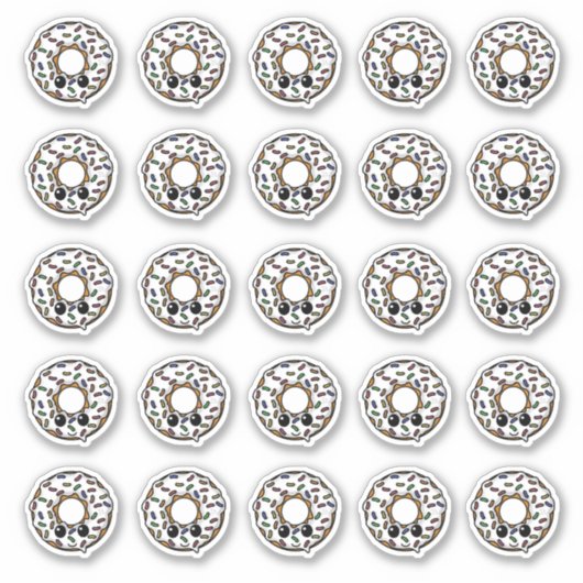 Sticker Donut avec givrage et arrosage (Devant)
