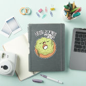 Sticker Donut Be Salty Drôle Donut Pun (Couverture iPad)