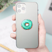 Sticker Donut de dessin animé (Téléphone)