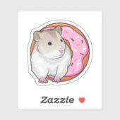 Sticker Donut Hamster (Feuille)