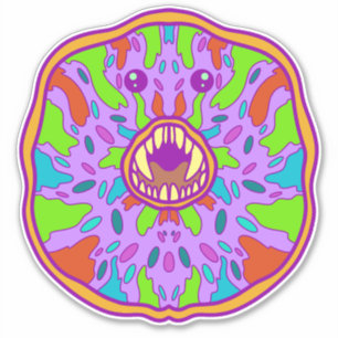 Sticker Donut Monstre