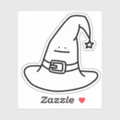 Sticker Doodle casquette sorcier (Feuille)