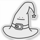 Sticker Doodle casquette sorcier (Devant)