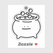 Sticker Doodle cauldron (Feuille)