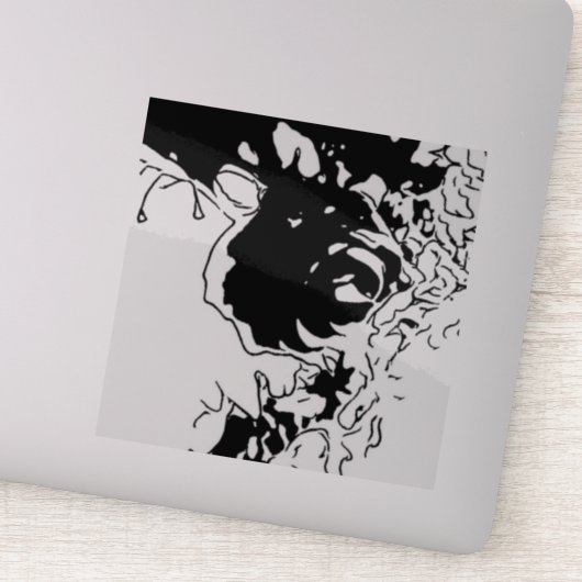 Sticker Doodle de fleurs (Détail)