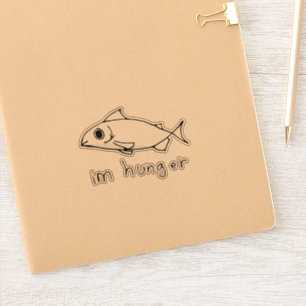 Sticker Doodle de poisson aléatoire