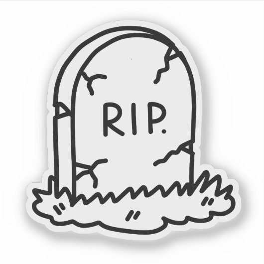 Sticker Doodle en pierre graveuse (Devant)