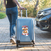 Sticker Doodle tout au long drôle chapeau de Santa Goldend (Valise Insitu)