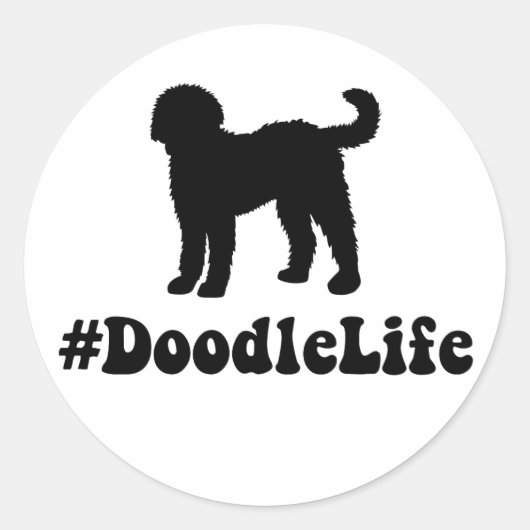Sticker #DoodleLife (Devant)