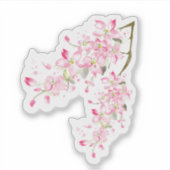 Sticker✩Doodles™ | Cherry Blossom Sticker (Voorkant)
