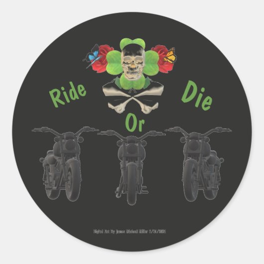 Sticker door James Michael Miller (Voorkant)