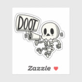 Sticker DOOT Skeleton (Feuille)