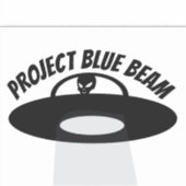 STICKER D'ORDINATEUR DE VOITURE DU PROJET BLUE BEA (Devant)