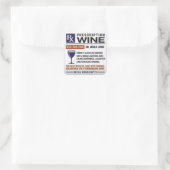 Sticker d'ordonnance sur le vin (Sac)